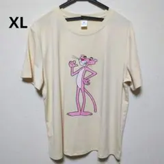 【新品】ピンクパンサー Tシャツ XL クリーム色
