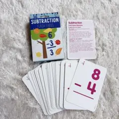 ⭐︎米国購入⭐︎ SUBTRACTION FLASH CARDS 知育玩具