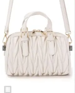 グレイル　2way キルティングボストンバッグ