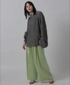 j*n様 chaos シャークリーストレートテーパードパンツ リネン カオス