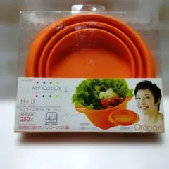 パール金属 MY COLOR シリコーンボウル 19 オレンジのサムネイル