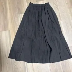 pas de calais ブラック チェックフレアスカート 36 Mサイズ？のサムネイル