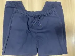 GUネイビー スウェットパンツ 裏起毛