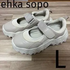 エヘカソポ ehka sopoオープンダッドスニーカー L 厚底