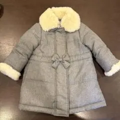 【のんさま専用】familiar グレー 中綿コート 90cm