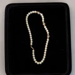 ホワイトパール クリスタルビーズ ネックレス