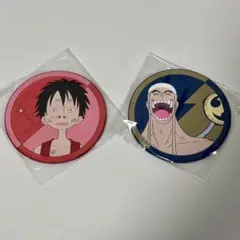 ワンピース 一番くじ G賞 ラバーコースター ルフィ エネル 2種セット