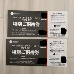 2026年最新】グランデコリフト券の人気アイテム - メルカリ