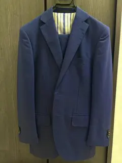 【DORMEUIL/美品】シングルスーツ【ブルー】のサムネイル