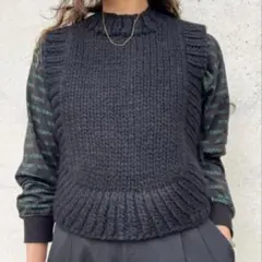AMERI　NECK GATHER RIBBON KNIT TOP Ameri（アメリ）の「NECK GATHER RIBBON KNIT TOP（ニット/セーター