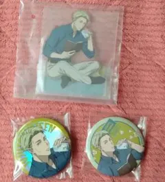 呪術廻戦　セガラッキーくじ　Fun!Fun　七海建人　缶バッジ　アクリルスタンド