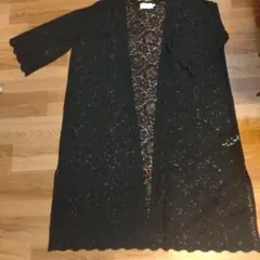 AZUL ロングカーディガン レース