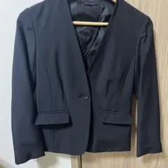 RIRIYANO ネイビースーツジャケット　ボーダー