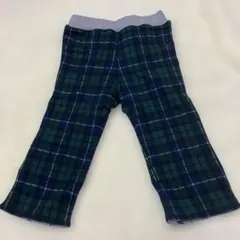 フランネル チェック柄パンツ