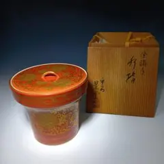 S666 棗 『ぎやまん』『北一硝子』『茶入』 共箱 茶道具 - メルカリ