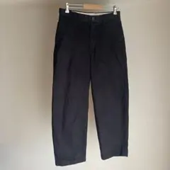 UNIQLO U ユニクロユー　ワイドフィットチノ　ブラック　76㎝