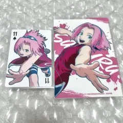 NARUTO ナルト カードグミ サクラ 2枚セット - メルカリ