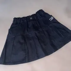 ブラック　プリーツスカート 160cm