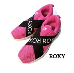 【美品】ROXY ロキシー クロスストラップ スニーカー 24.5cmのサムネイル