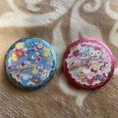 サンリオキャラクターズ キラキラBIG缶バッジ２種セット