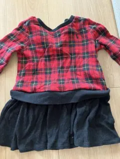 Ralph Lauren 12M ワンピース レッド・ブラックチェック