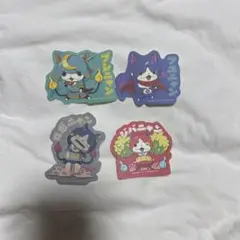 妖怪ウォッチ モバイルステッカー　ジバニャン　フユニャン　ブシニャン　ロボニャン
