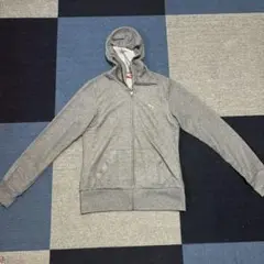 PUMA グレー フルジップパーカー