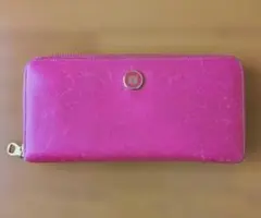 ロエベ　ラウンドファスナー 長財布 ピンクのサムネイル