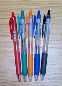 SARASA 4本、uni 1本　5本セット　未使用あり