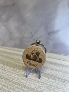 【うちの子グッズ】ペット写真キーホルダー 名入れ 犬 猫 メモリアル プレゼント