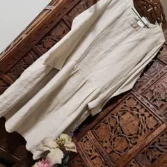 ナナ様専用新品未使用サマンサモスモスリネン100％ワンピース