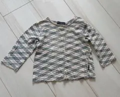 【バーバリー】子供用 トップス チェック柄 80