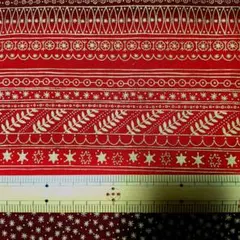 レッドグラデーションＸ‘mas 110cm ALEXANDER HENRY