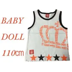 BABYDOLL ベビードール　ノースリーブ　キッズ　タンクトップ　110㎝