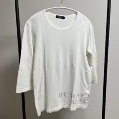 BURBERRY BLACK LABEL 七分袖Tシャツ 白 2 メンズ