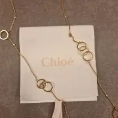 Chloé ロングネックレス ゴールドカラー サークルモチーフのサムネイル