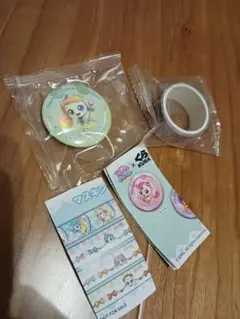 くら寿司 ☆キャッチ！ティニピン ☆缶バッジ ☆スパピン☆マスキングテープ