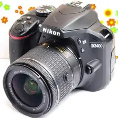ニコン Nikon D3400⭐️スマホ転送できる♪⭐️一眼レフ⭐️すぐ使える