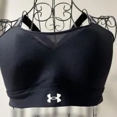 アンダーアーマー スポーツブラ SM ブラック ホック付き
