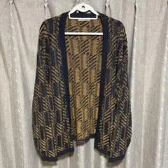 y011909 JOURNAL STANDARD カーディガン　総柄　M