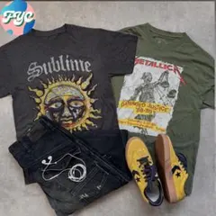 C-boy style 海外ストリートコーデ バンT Guns n