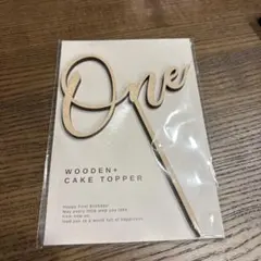 우든 케이크 토퍼 원 퍼스트 버스데이