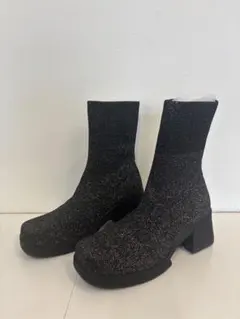 JEANASIS スクエアストレッチヒールブーツ　新品未使用