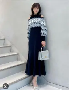 【最終値下げ】 MERCURYDUO ニットワンピース