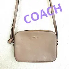 コーチ/斜め掛けok ショルダーバッグ　ベージュ