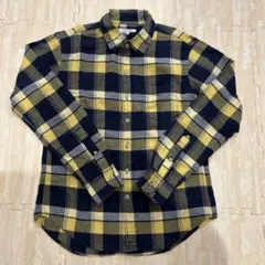 GLOBAL WORK チェック柄長袖シャツ S