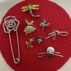 トンボブローチ