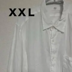 UNIQLO ユニクロ プレミアムリネンシャツ 長袖 ホワイト XXL