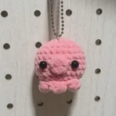 たこのあみぐるみキーホルダー
