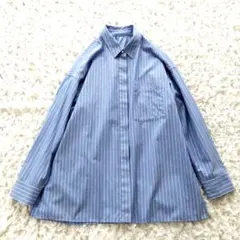 美品 セオリーリュクス イタリア製 KIYOKA コットン ストライプ